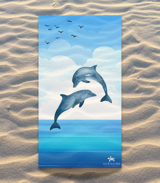 Dolphin Beach Towel